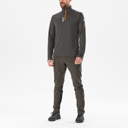 Millet sport randonnée alpinisme élastique chaud respirant en tricot en toison en tricot de veste en toison Miv9892 N0247-Black S