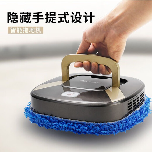 外贸转内销高端全自动智能扫地机器人充电拖地机干湿两用洗地机 扫地机专用干湿拖布 各一件