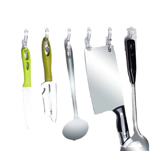 Hooks that don’t need to be punched and stuck to the wall, strong and sticky hooks that won’t fall off behind the door, kitchen and bathroom crystal coat hooks, 1 pack