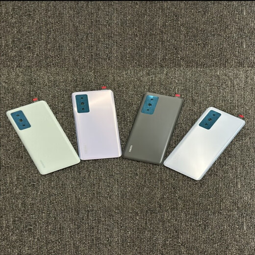 It is suitable for Xiaomi 12 original glass back cover, Mi 12X original back shell, mobile phone battery cover, Mi 12S shell, Mi 12sp Xiaomi 12spro back cover white + frame
