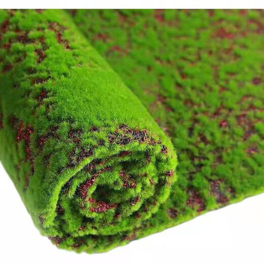 Simulated fake moss landscaping moss green lawn photography bonsai environment decoration diy artificial turf flocking original ecological wave style 30 cm * 30 cm