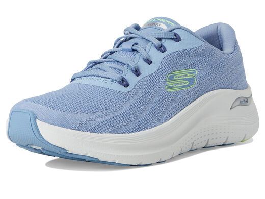 Skechers Women's Light Sports Shoes Arch Fit Comfortable Breathable Walking Shoes Outdoor Running Rock Gray 9