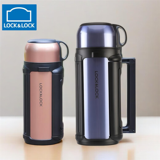 乐扣乐扣（locknlock）户外旅行车载大容量1L15L18L保温壶 lhc141 lhc1413金色-有背带14132L1.8L