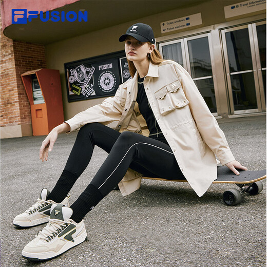 FILA FUSION斐乐潮牌棒球帽中性2025时尚休闲鸭舌帽运动遮阳帽