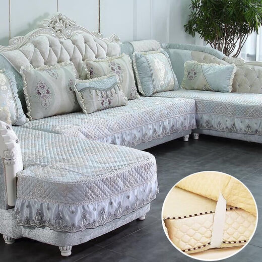 Canapé coussin haut de gamme de style européen [1592 personnes louées], ensemble universel tout compris, quatre saisons universelles de siège en U sur mesure, rouge, coussin de siège en U personnalisé 3 pièces