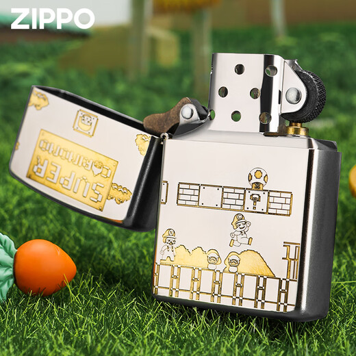 ZIPPO打火机 蘑菇小队雕刻芝宝防风煤油创意官网送男朋友礼物 蘑菇小队【新机无油】DY9902DK