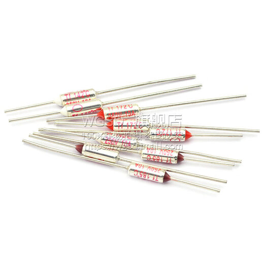 Dafuri rice cooker temperature fuse fuse fuse accessories TF protection temperature control 185 degrees 10A 250V TF thermal protection RY-172 degrees 10A 250V (5 pieces)