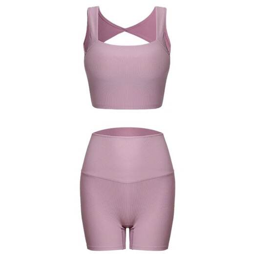 Catman (Miiow) Beautiful Back Shock-Propapop-Proponging Fitness Sports Sports Nuevos pantalones cortos de elevación de cintura alta con traje de yoga Black Bra XL