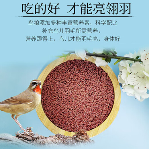 Kaiyuan (KO) bird food bird food feed pigeon pet bird food grain staple food 250g 1 can full price indigo bird food