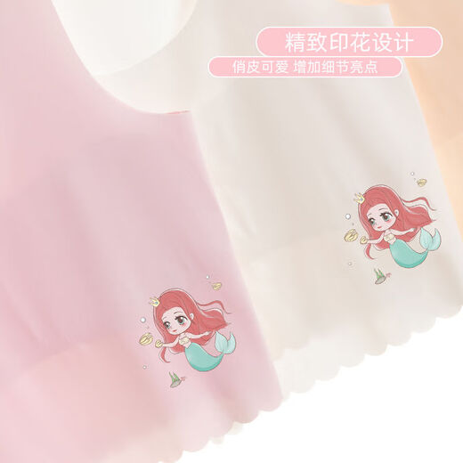 顶瓜瓜2件女童内衣发育期小学生一阶段防凸点无痕夏季儿童少女小背心薄