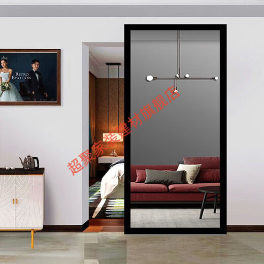 Meikejie Customized Ghost Door Trackless Sliding Door Barn Door Sliding Door Bedroom Kitchen Door Bathroom Folding Partition Door Ghost Solid Wood Door Customized/First Square Meter Price