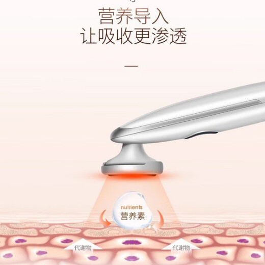 金稻（KINGDOMCARES）导入仪美容仪器面部清洁去黑头导出洗脸洁面家用脸部按摩器 金稻'导入仪#【KD9930-香槟金】