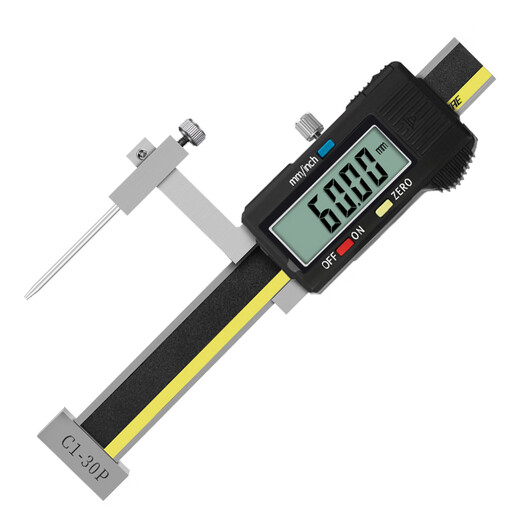 BEYZK Tianmu Electronic Digital Display Area Difference Ruler High and Low Step Flat Bottom Measurement Detector Area Difference Ruler Segment Difference Ruler C10100P Digital Display Area Difference Ruler C1-10P010mm