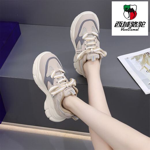 西域骆驼（VANCAMEL）2024新款轻便劳保鞋女款四季透气软底防砸钢包头绝缘工作安全鞋女 黑色9717【防砸+防穿刺】 标准尺 34