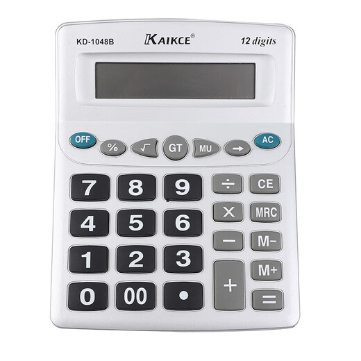 Business Finance Office Calculator 12-Bit großer Bildschirmrechner 1048B Taschenrechner Einfacher Rechner