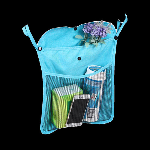 Kinderwagen Umbrella Karren Netto-Layout-Bag Aufbewahrungstasche Hook Hohe Landschaftsauto Universal Cart Grey Doppelschicht Aufbewahrungstasche