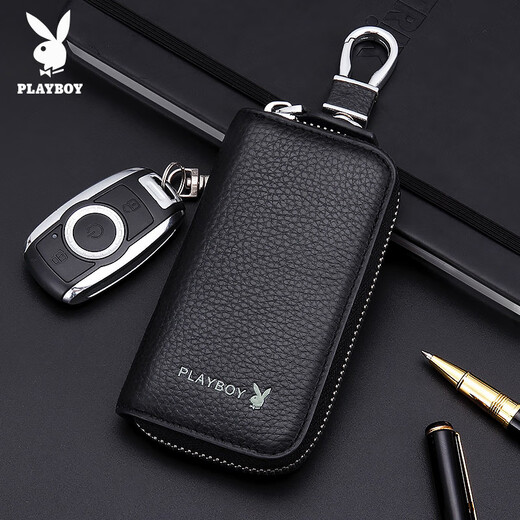 PLAYBOY (PLAYBOY) NUEVA BOLA DE MENOS MENOS MINI MINI PUERTA DE CARTOTE DE CARTO DE CAPILLA UNIVERSAL DEL CAPILLA Multifunción Bag Negro 0151