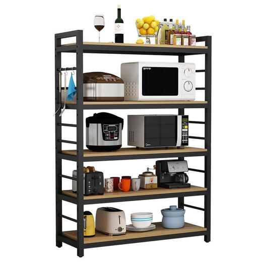 Küchenbedarf, Gewürze, Microwave-Ofen-Lagerregal, TS-Rack, mehrschichtige bodenstehende Topfspeicherregal, Schrank für Schrank, 5. Stock 10030