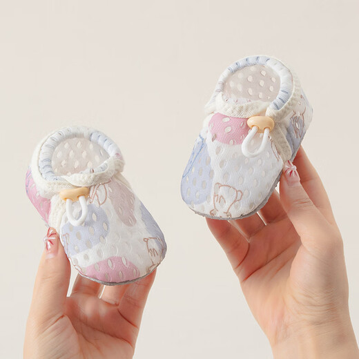 [Baby Reisen] Baby Sommer-Mesh-Fuß-Protekt-Kleinkindschuhe Neugeborene weiche Sohle Anti-Rutsch dünne Babybodenschuhe lächelte atmungsaktive Netto-Sommer 12 innere Länge 12 (6-12 Monate)