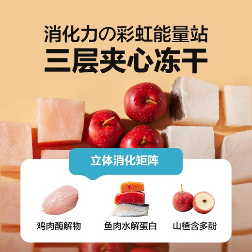 NetEase's carefully selected full-price grain-free sandwich fish cat food three-layer sandwich freeze-dried double cat staple food full stage whole cat food NetEase's carefully selected fish sandwich cat food 10kg