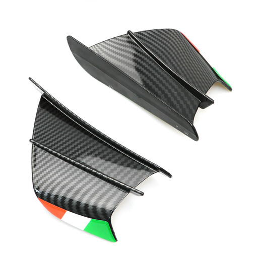 万沁珊适用于春风675SR-R定风翼 450SR 改装定风翼风刀 导流罩侧板配件 哑光碳纤纹-送彩标