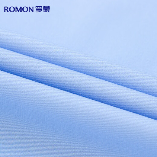 Romon short-sleeved shirt men's bamboo fiber anti-wrinkle no-iron business white-collar formal solid color casual shirt tops men's clothing
