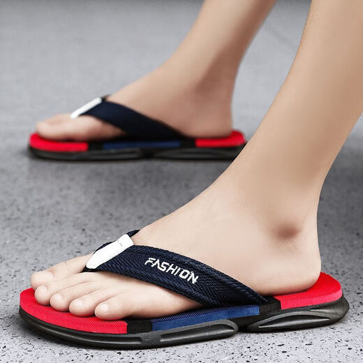 Playboy (Playboy) Pantres pour hommes en usure d'été 2025 Nouvelles sandales de plage à l'usure sans glissement à tongs pour les hommes JC688-Green (version matériaux normale) 39