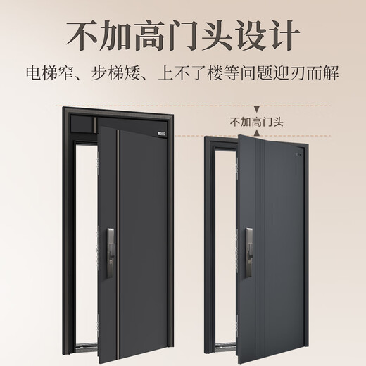 Star Moon God Class A Schallschutz Sicherheitstür Eingangstür Eingangstür Home Sicherheitstür Vollautomatisch intelligentes Schloss Big Door Villa Door Mutter Tür einzelner Tür Öffnungsbeutel Installation (Wählen Sie sie aus, wenn Sie die Größe nicht kennen) 2150*960/2050*1050 externes Einmaltür -Mechanikschloss
