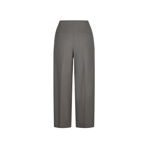 Menos [mismo estilo en el centro comercial] 2025 Summer Nuevo pantalones de corte rectos casuales 2p4e13660 367 té profundo verde m
