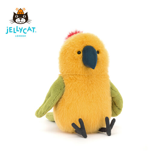 Jellycat Bagibi Parrot Parrot Plush Doll Doll Toy Gift 2025 Летний новый продукт желтый один размер один размер