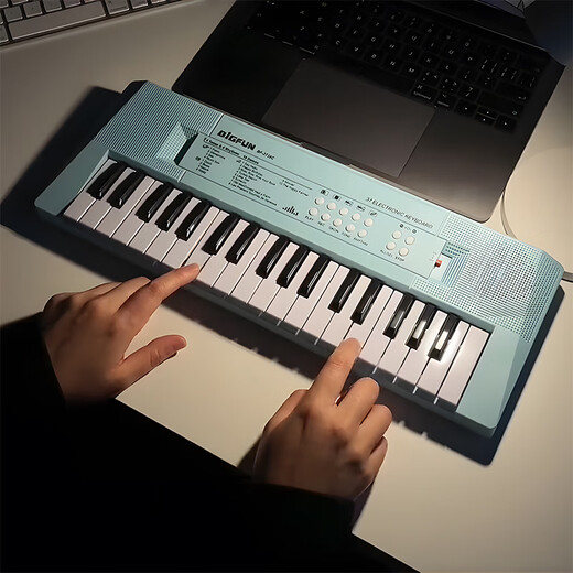 Piano électronique d'entrée de gamme pour les débutants pour enfants 37 touches peuvent jouer des instruments de musique 61 clés pour les jouets de musique à domicile pour garçons et filles 37 clés Pink Piano [ensemble 4 pièces de mise à niveau de mise à niveau]