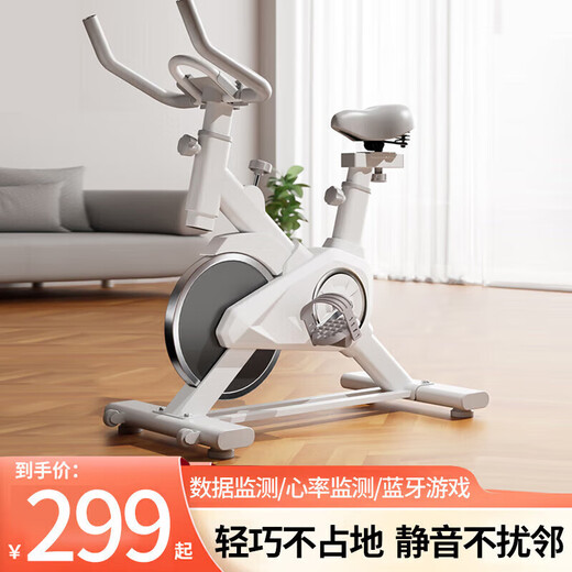 DZQ Spinning Bike Magnetic Control Exercise Bike Home Indoor Exercise Bike Home Silent Gym Exercise Equipment Pedal Simple Model - No Electronic Watch - No Heart Rate Monitoring