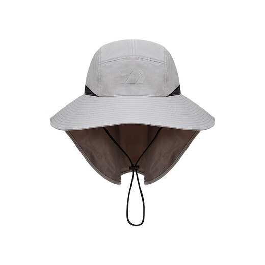 DAIWA 25 spring and summer DC-9125CS sun visor fisherman hat long brim neck protection fishing hat sun hat black one size
