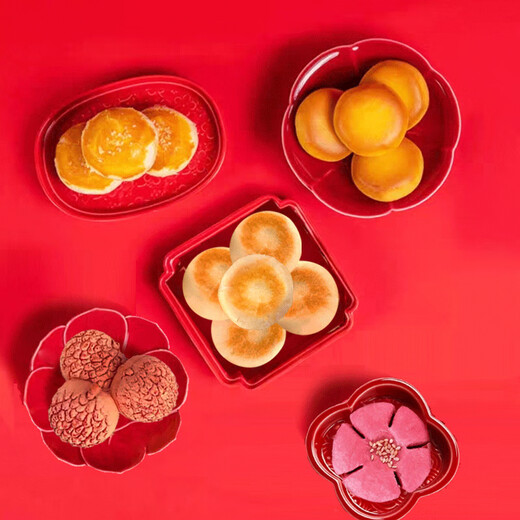 Hongdi Guangdong Spezialität Chinesische traditionelle Spezialgebäck Geschenkbox für Dragon Boat Festival Geschenke für Älteste Shenzhen Souvenir Palace Snacks Shenzhen Souvenir Set a1428g*1 Box