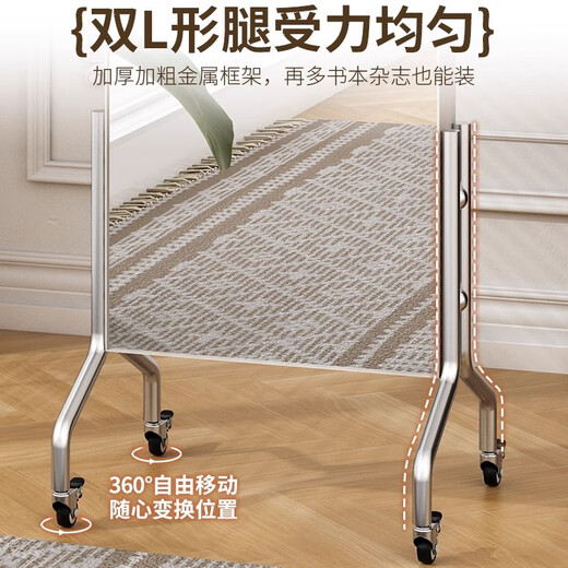 Glinlang Movable Topleble Tobody Mirror Home Интернет-книга знаменитостей газета журнал журнал стойка гостиной на пол зеркало вращающихся колес