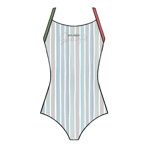 PULASSI pulassi swimsuit women's one-piece triangle 2025 new swimsuit swimming pool special racing swimsuit women Twilight L (159-164cm) recommended 48-54kg