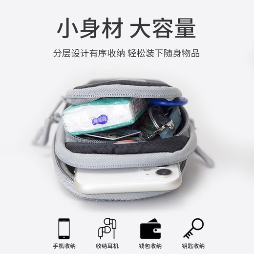 Li Ning (LI-NING) running mobile phone arm bag for men and women sports arm wristband mobile phone bag carrying artifact arm sleeve marathon equipment