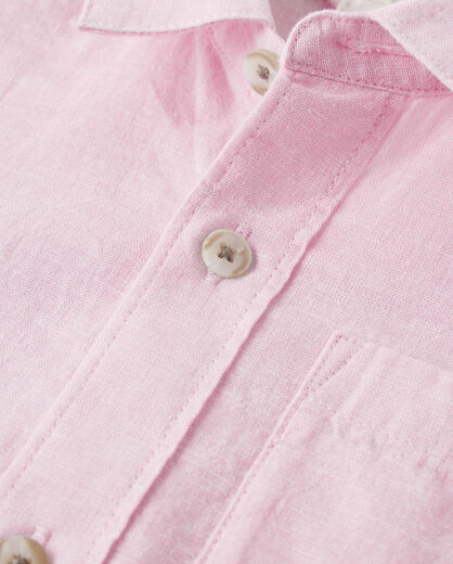 GYMBORee Gymboree and Toddler Long Sleeve Button-Down Shirt, Simple Pink, 8, Simple Pink, 8 Simple Pink 8