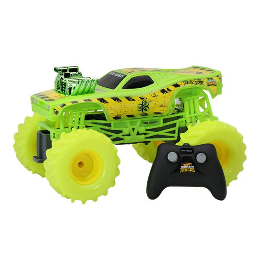 Monster Jam remote control monster big bike monster truck 124 children's toy car 115 small El toro 124 battery model official standard