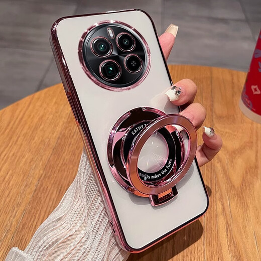 
Fushun She is suitable for real me gt5pro mobile phone case realme GT5por transparent protection silicone case RMX3888 full cover anti-fall oppogt ultra-thin oppo men and women high-end sense [cool black] transparent electroplating *CD pattern bracket realme real me GT5 Pro