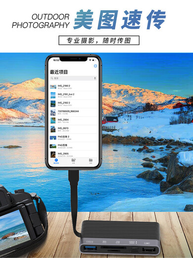 USB3.0 Sechs-in-Eins-Multifunktionskartenleser SD/TF-Speicherkarte OTG-Adaptertyp ist für Apple geeignet [1048HD] USB3.0 Sechs-in-One-Kartenleser [Apple/T