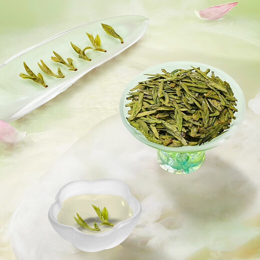 Gongpai [2025 El nuevo té está en el mercado] Té verde True West Lake Longjing Tea AA Grado 100G Mingqian Jiangnan Water Town Box Pack