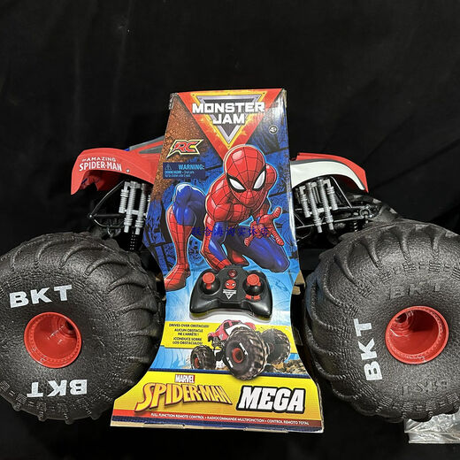Monster Jam remote control monster big bike monster truck 124 children's toy car 115 small El toro 124 battery model official standard