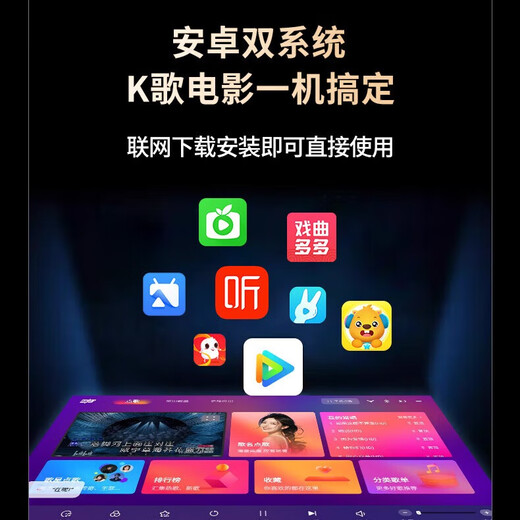慕曦雷石户外ktv点歌机一体 雷客便携移动蓝牙语音乐谱读谱器 家庭影院用卡拉OK音响功放唱歌全套设备 雷石21.5寸语音蓝牙读谱（户外点歌机）内置电池 2T硬盘