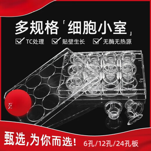 6孔12孔24孔 PC/PET膜细胞小室培养板 transwell 6孔板(PET膜24mm孔径3.0μm)14122
