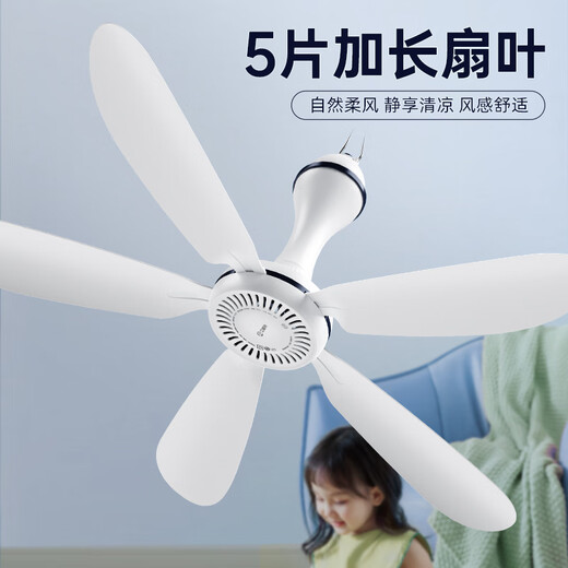 Emmet 700 mm Durchmesser großer Windkraft-Haushaltsdecke Lüfter Leuchtton Schlafzimmer Wohnzimmer Plastikmoskitonetz BED Kleine elektrische Lüfter 1050 Dreiblattmodell