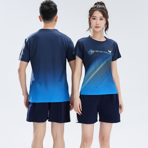 Butterfly Jersey Table Tennis Sportswear Set für Männer und Frauen Sommerrunde Nacken Kurzarm Kurzarm.