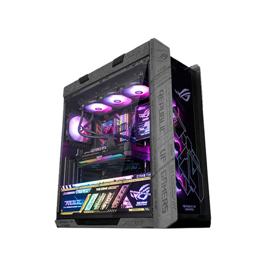 ASUS ROG family bucket Sun God RTX5080 Night God 5070Ti graphics card AMD thousand frames e-sports R79800X3D assembly computer game DIY high configuration host mod desktop machine R7 9800X3D + ASUS RTX5070Ti with three