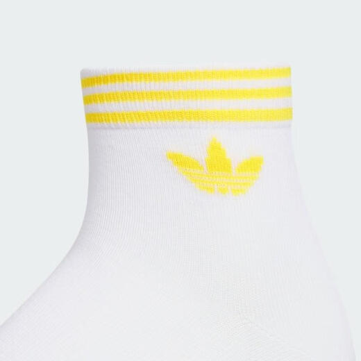 阿迪达斯 （adidas）Originals三叶草2025年男女ORI TREF ANK 3P袜子 KA9277 M