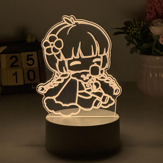 光遇周边小夜灯白鸟巫师虚荣花环初始公仔玩偶生日礼物手办小摆件 三色款 9923猫猫